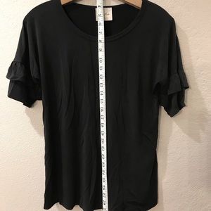 Ruffle Sleeved Tee